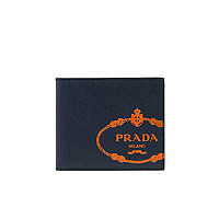 [스페셜오더]PRADA-2MO513 프라다 블랙 사피아노 가죽 트라이앵글 로고 반지갑