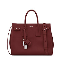 [스페셜오더]SAINT LAURENT-464960 생 로랑 송아지 가죽 브라운 스몰 삭 드 주르 서플백