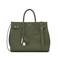 [스페셜오더]SAINT LAURENT-464960 생 로랑 송아지 가죽 브라운 스몰 삭 드 주르 서플백