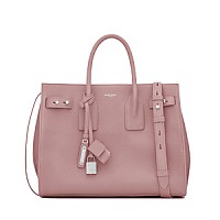 [스페셜오더]SAINT LAURENT-464960 생 로랑 송아지 가죽 브라운 스몰 삭 드 주르 서플백