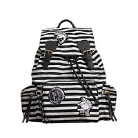 [스페셜오더]BURBERRY-4068951 버버리 라이트블루 로고 프린트 Rucksack 럭색 라지 백팩