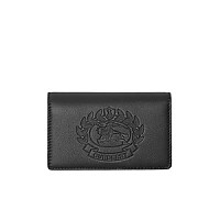 [스페셜오더]BURBERRY-40800881 버버리 초크 핑크 송아지 가죽 스몰 엠보싱 크레스트 투톤 지갑