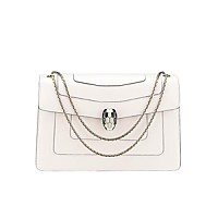 [스페셜오더]ROLEX-BVLGARI-281243 불가리 세르펜티 포에버 플랩 연핑크 미듐 커버 백