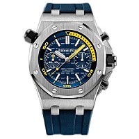 [스페셜오더]Audemars Piguet-오데마피게 로얄 오크 듀얼타임 파워리저브 스틸 블랙 41mm