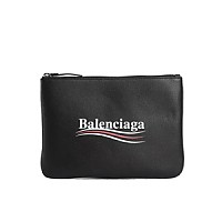 [스페셜오더]BALENCIAGA-516358 발렌시아가 송아지 가죽 블루 에브리데이 파우치 M