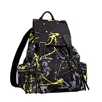 [스페셜오더]BURBERRY-4068951 버버리 라이트블루 로고 프린트 Rucksack 럭색 라지 백팩