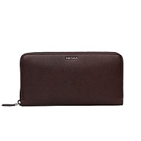 [스페셜오더]PRADA-1ML317 프라다 송아지 가죽 지퍼 지갑 네이비