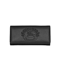 [스페셜오더]BURBERRY-40779821 버버리 레드 송아지 가죽 엠보싱 크레스트 투톤 장지갑