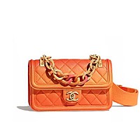 [스페셜오더]CHANEL-AS0061 샤넬 블루 그레인드 카프스킨 레진 골드메탈 플랩백