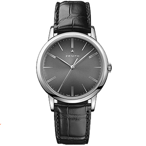 [스페셜오더]ZENITH-제니스 엘리트 클래식 스틸 그레이 다이얼 드레스워치 39mm